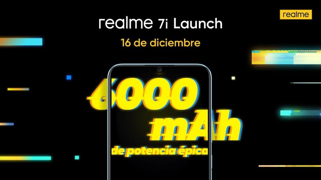 El realme 7i ya tiene fecha de presentación en España