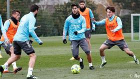 El Real Madrid se entrena