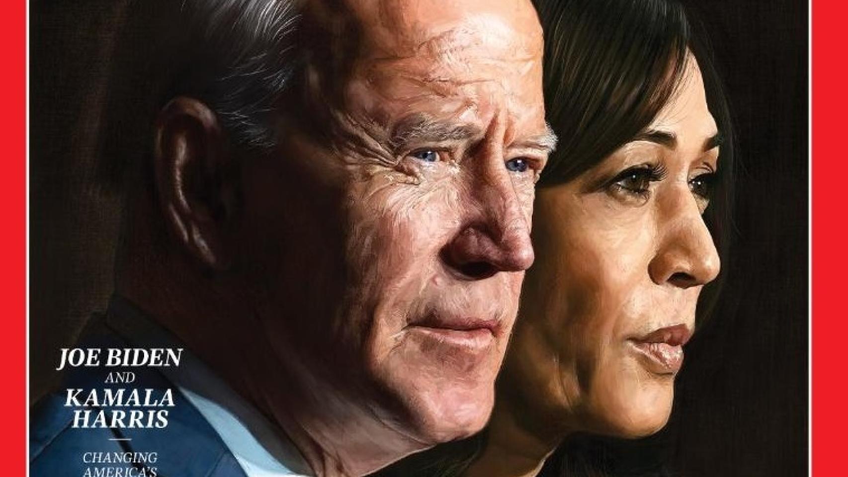 Joe Biden y Kamala Harris, Personas del Año 2020 para la revista 'Time'.