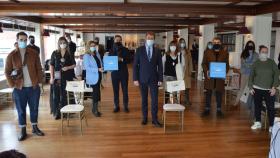 Presentación de la campaña ‘Agasalla Coruña’.