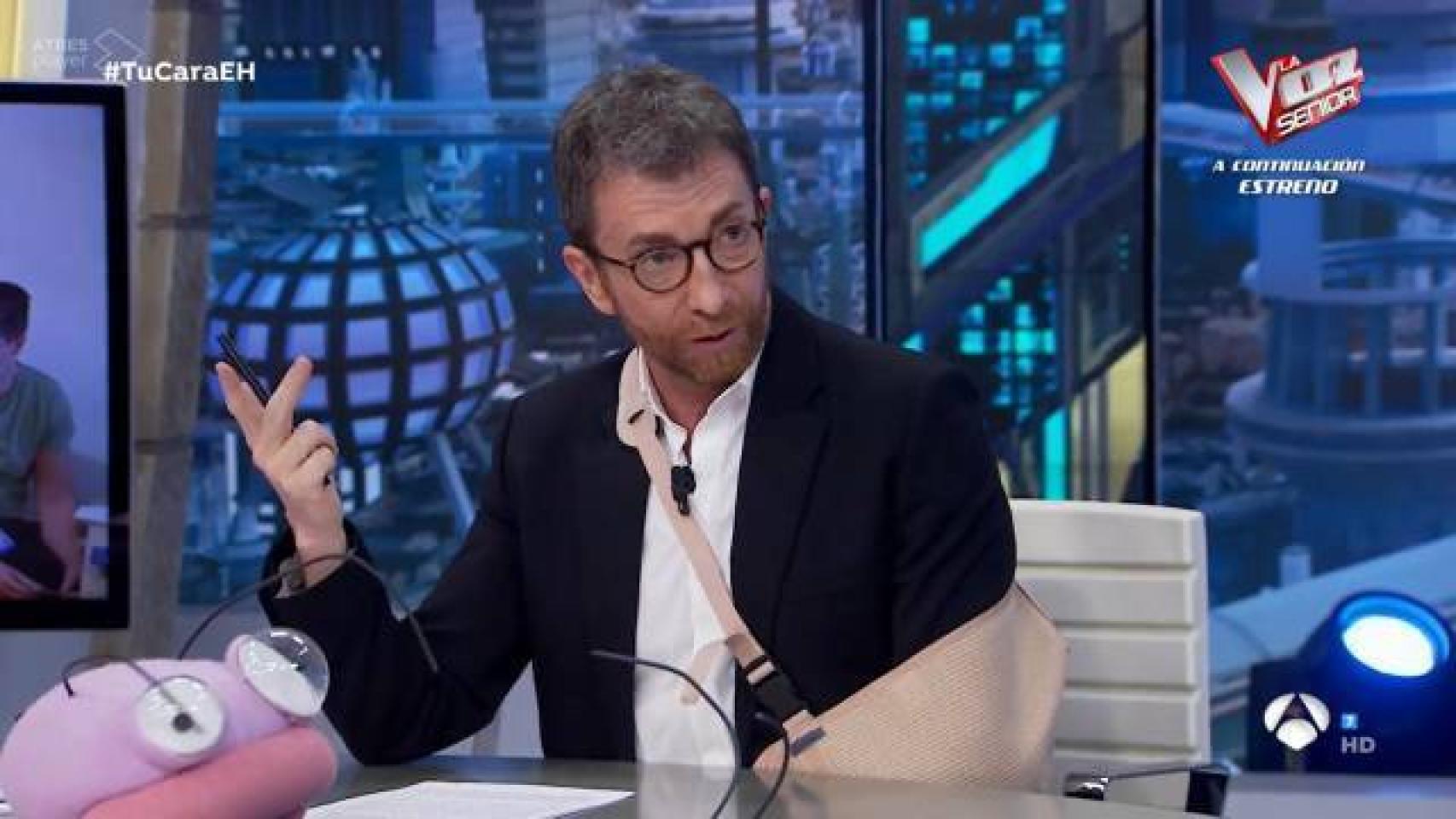 Pablo Motos durante el programa de este jueves.