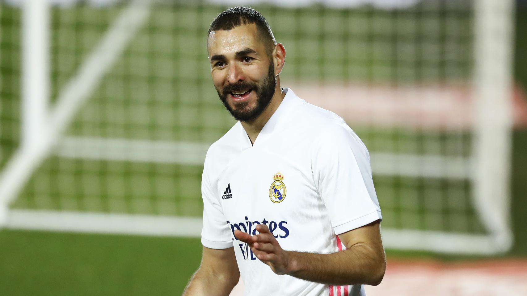 Karim Benzema, en un partido del Real Madrid