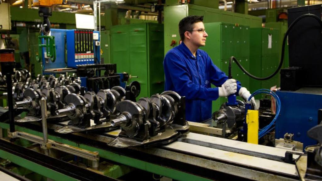 Vista de la planta de motores y mecanizados de Ford Almussafes. EE