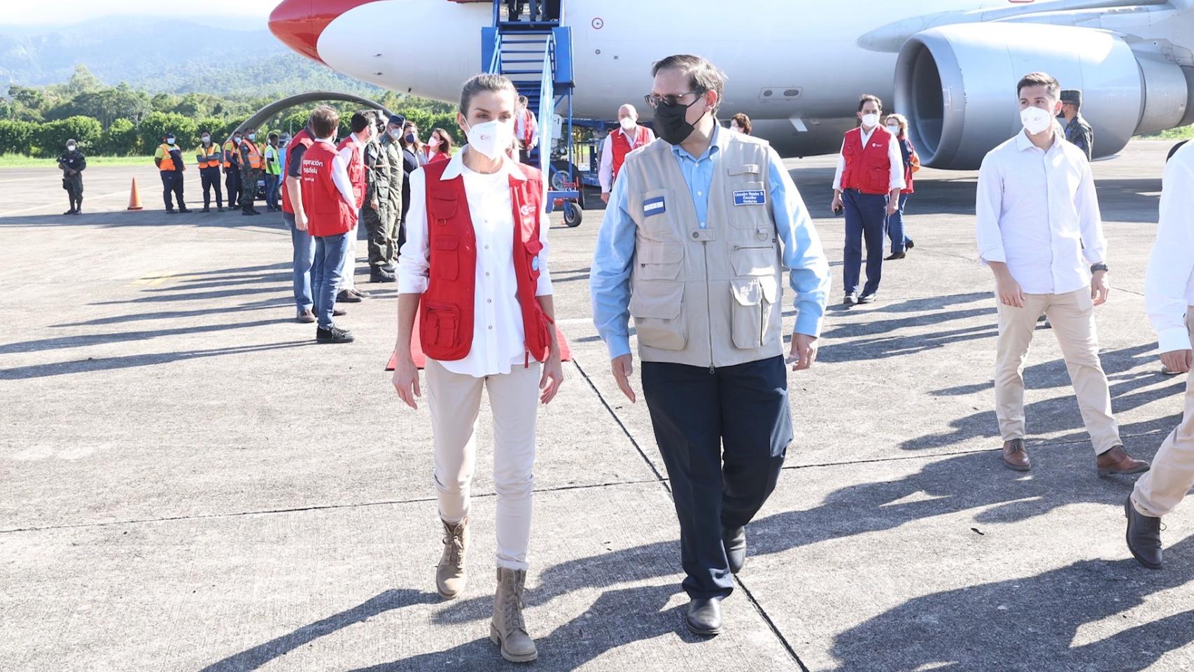 La reina Letizia ha aterrizado en Honduras este lunes.