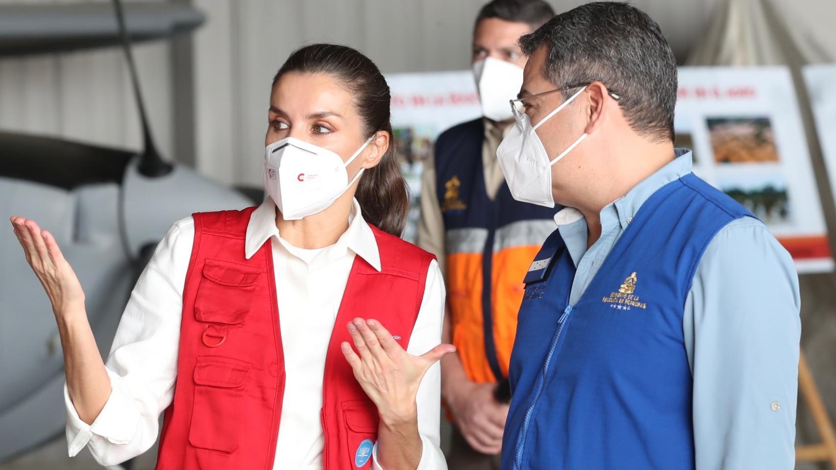 La reina Letizia en San Pedro Sula (Honduras).