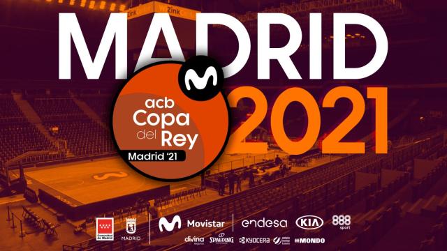 El logo oficial de la Copa del Rey de baloncesto de 2021