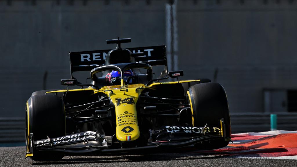 Fernando Alonso en Yas Marina