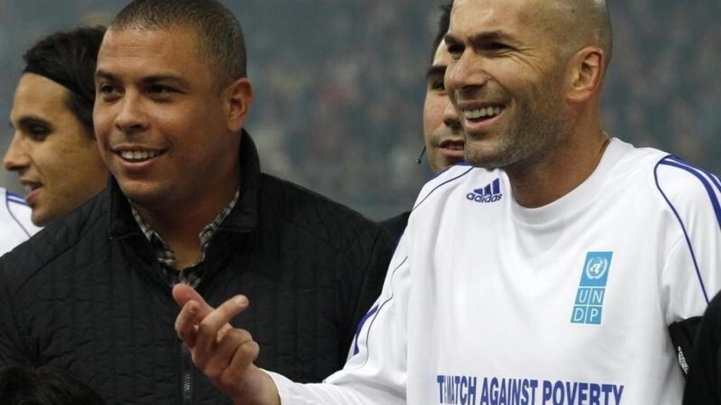 Zinedine Zidane y Ronaldo Nazario