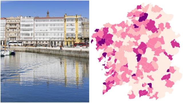 Coronavirus: A Coruña es la ciudad menos afectada y Lugo ya es la segunda