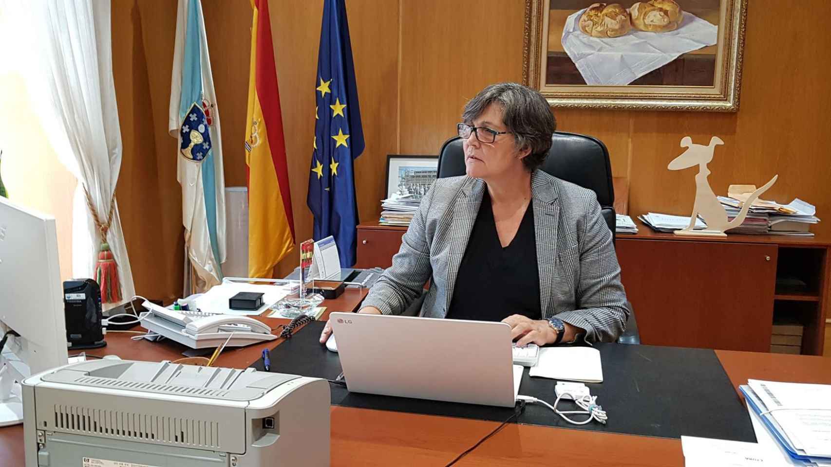 Eva García de la Torre,  alcaldesa socialista de O Porriño.