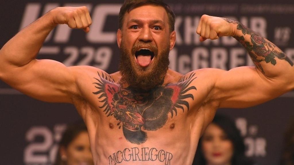 Conor McGregor, en un pesaje de la UFC