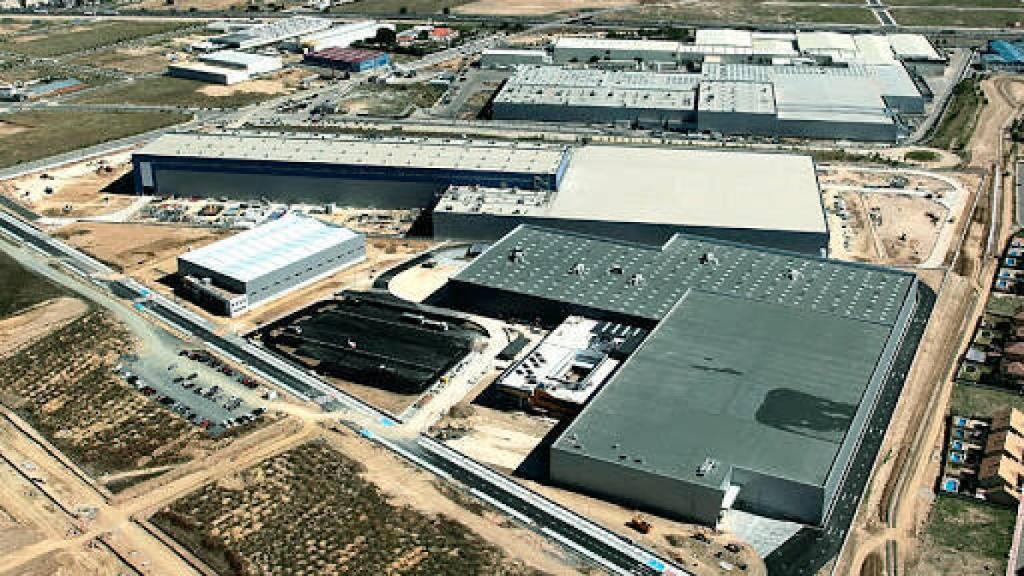 Vista aérea de la planta de Aernnova en Illescas (Toledo)