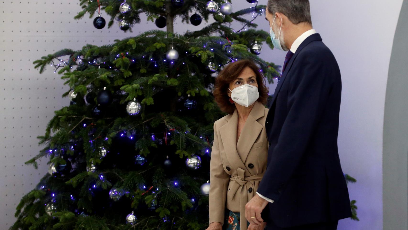 Felipe VI inaugura junto a la vicepresidenta Carmen Calvo la exposición al que fuera presidente de la II República Manuel Azaña.