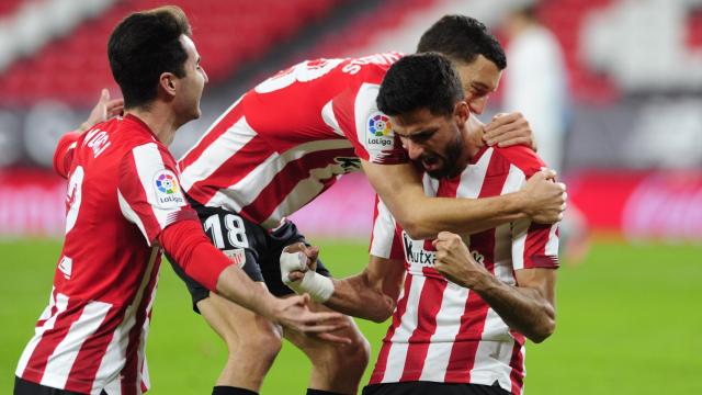 El Athletic celebra un gol