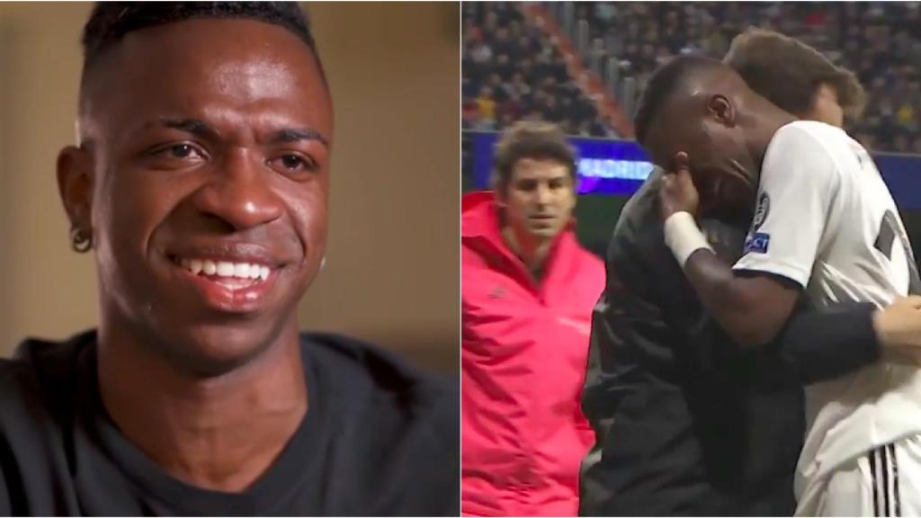 Vinicius recuerda su lesión de 2019 contra el Ajax