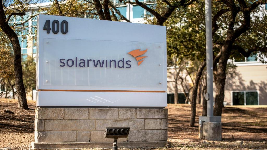 Vista exterior de la sede de SolarWinds en Austin, Texas