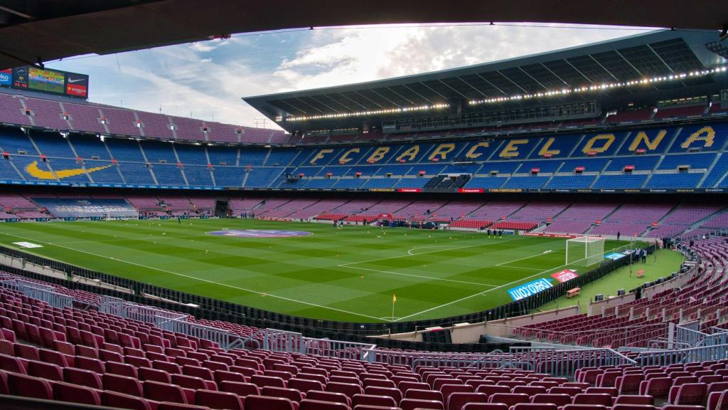 El Camp Nou vacío