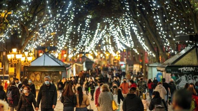 Las Ramblas de Barcelona este viernes.