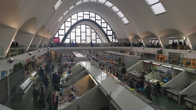 El Mercado de las Nubes de A Coruña en una foto de archivo.
