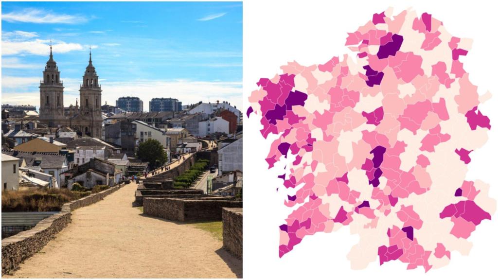 Lugo ya es la ciudad menos afectada por COVID de Galicia: mapa de incidencia