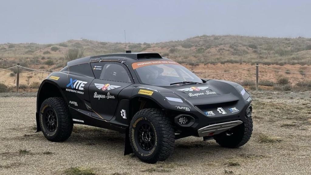 El coche del Hispano Suiza Xite Energy Team en MotorLand