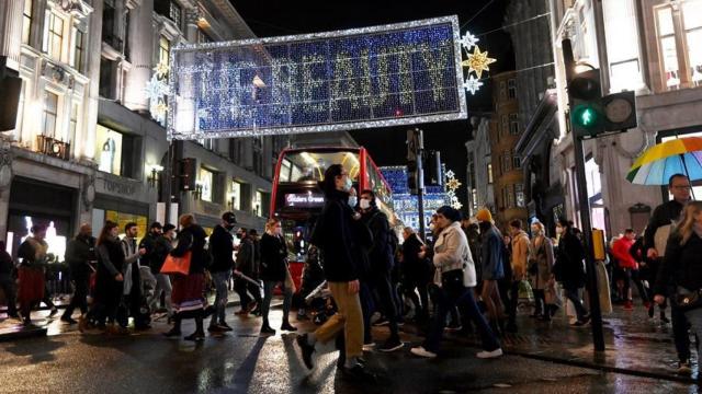 El centro de Londres este fin de semana.