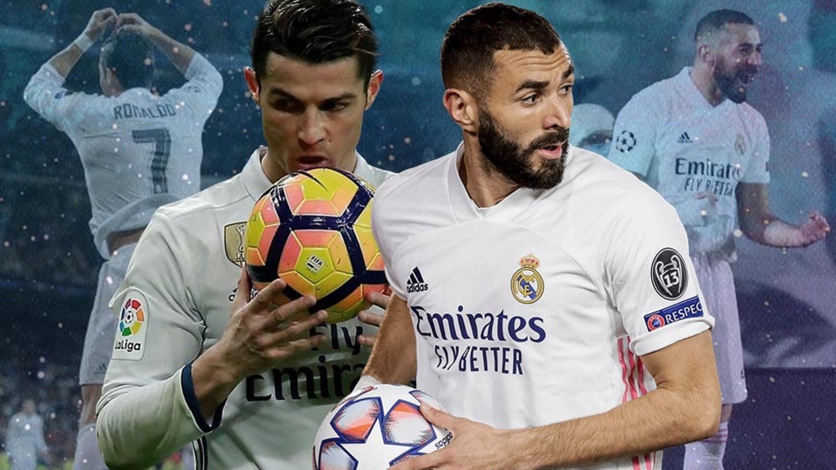 Cristiano Ronaldo y Benzema