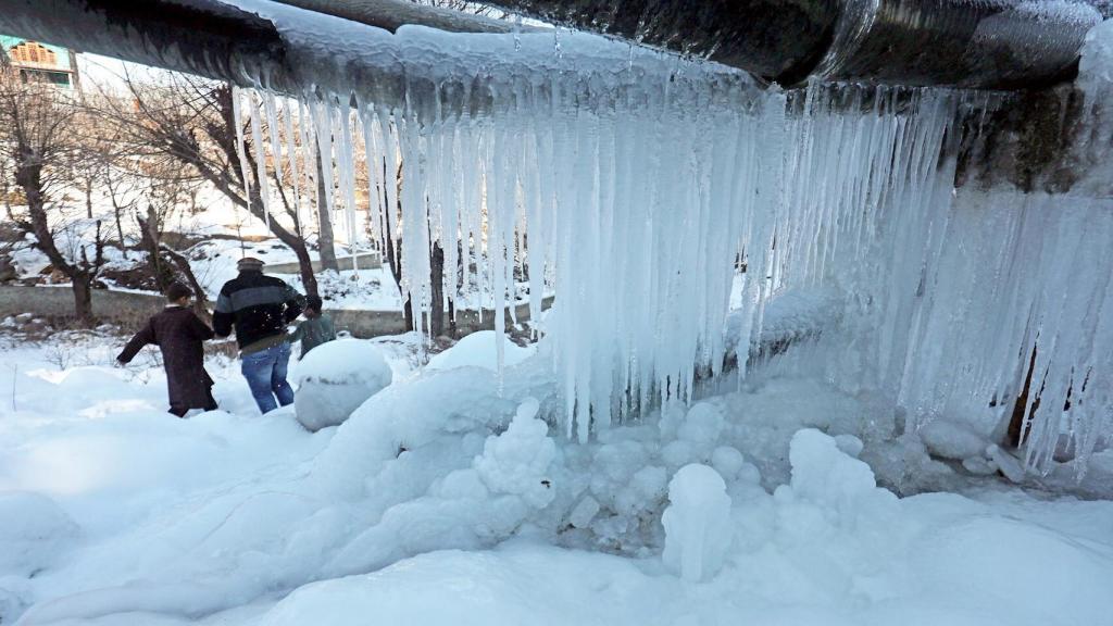 Desplome de las temperaturas y hielo por Navidad. EFE/EPA