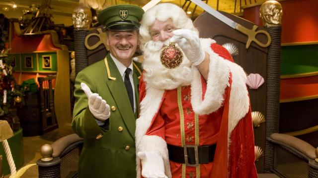 Papá Noel en Harrods (Londres).