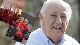 Amancio Ortega en montaje de JALEOS.