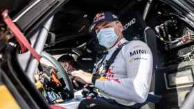Carlos Sainz en su Mini del Dakar 2021