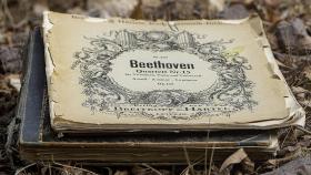 Una partitura de Beethoven.