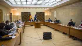 La mesa del Diálogo Social reunida para la negociación del SMI.