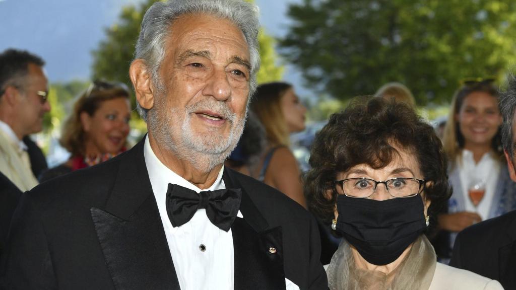 Plácido Domingo y su mujer, Marta Ornelas.