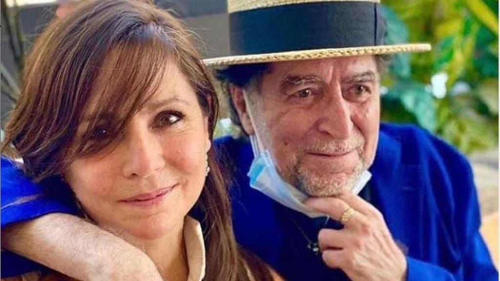 Joaquín Sabina y Jimena Coronado en una imagen de su boda.