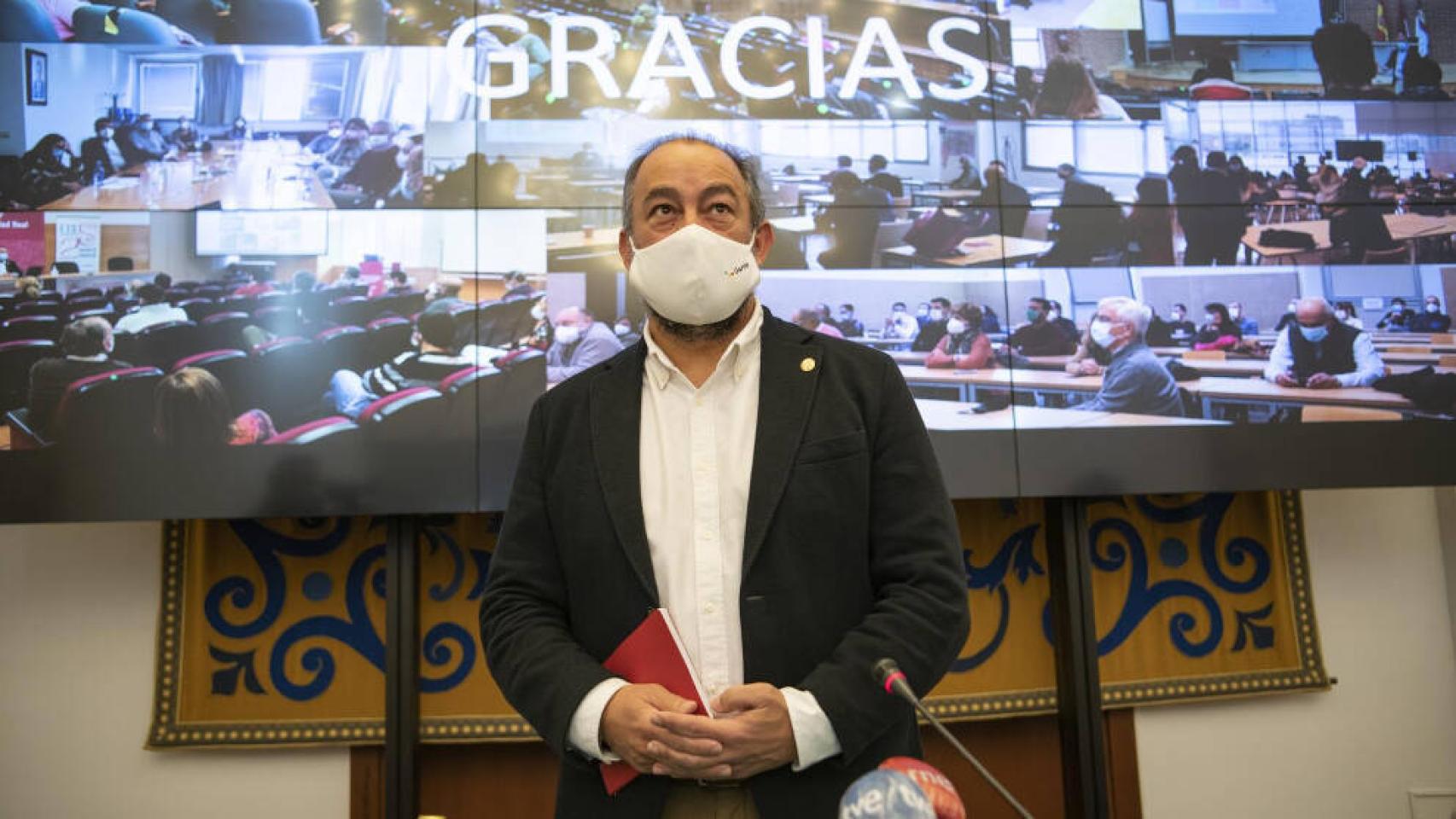 Julián Garde, rector electo de la Universidad de Castilla-La Mancha