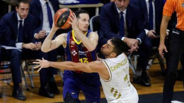 Thomas Heurtel, durante un partido contra el Real Madrid