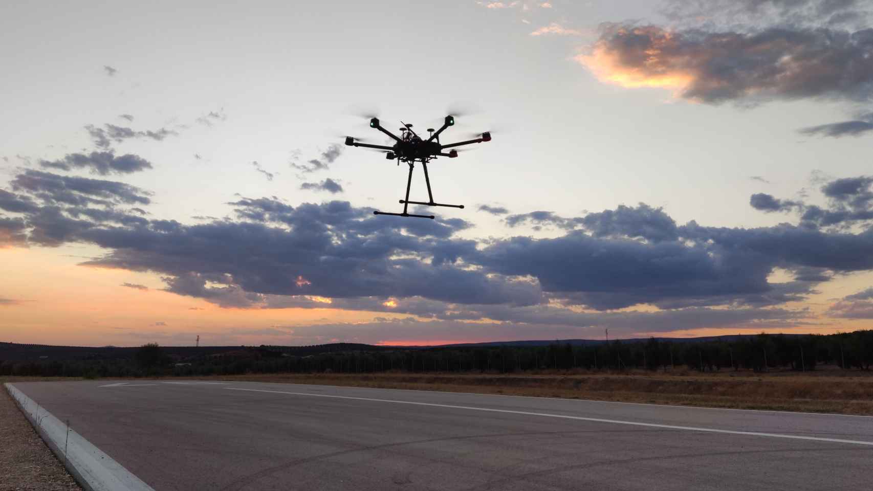 Un dron en el centro Atlas.