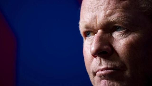 Ronald Koeman, durante una entrevista con el club. Foto: www.fcbarcelona.com