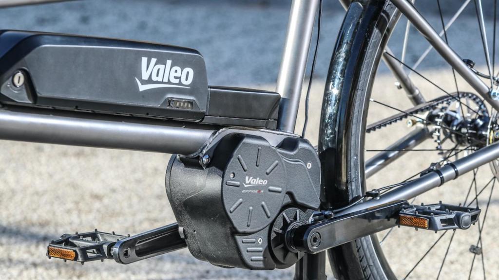 Aspecto del motor eléctrico de Valeo.