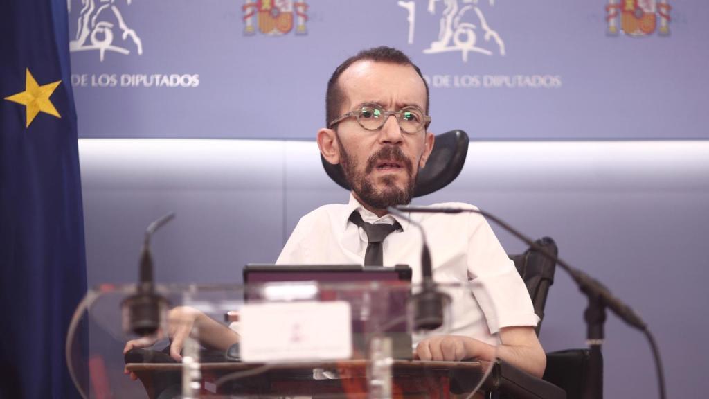 Pablo Echenique, portavoz de Unidas Podemos en el Congreso de los Diputados.