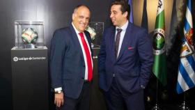 Javier Tebas y Jonathan Praena