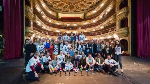 El equipo de A Radio conta en la edición de 2019.