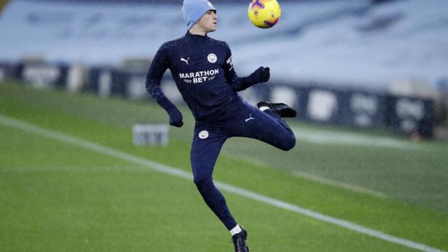 Phil Foden, con el Manchester City