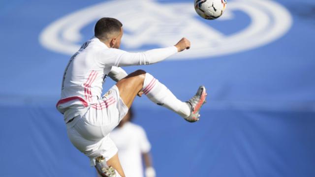 Eden Hazard, durante un partido de esta temporada