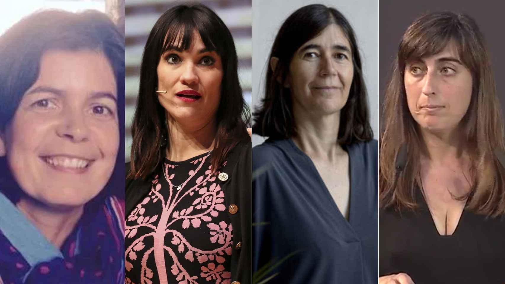 Las 4 españolas reconocidas por la CE, por orden: Paz Fernández, Irene Villa, María Blasco y Emilia Gómez.