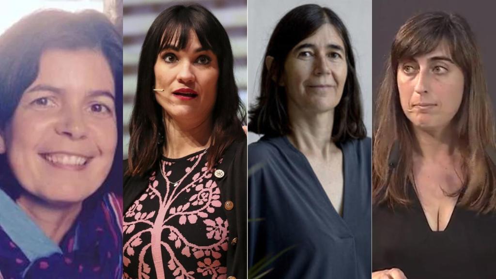 Las 4 españolas reconocidas por la CE, por orden: Paz Fernández, Irene Villa, María Blasco y Emilia Gómez.