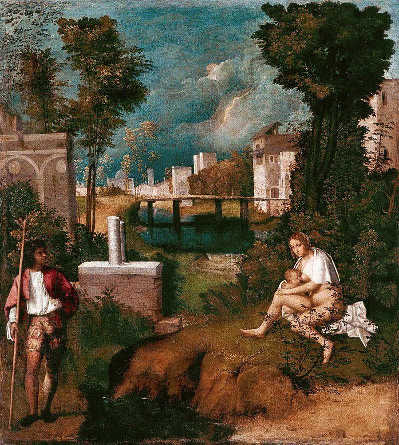La Tempestad de Giorgione (1506-1508), Galleria de l’Accademiavia wikimedia commons