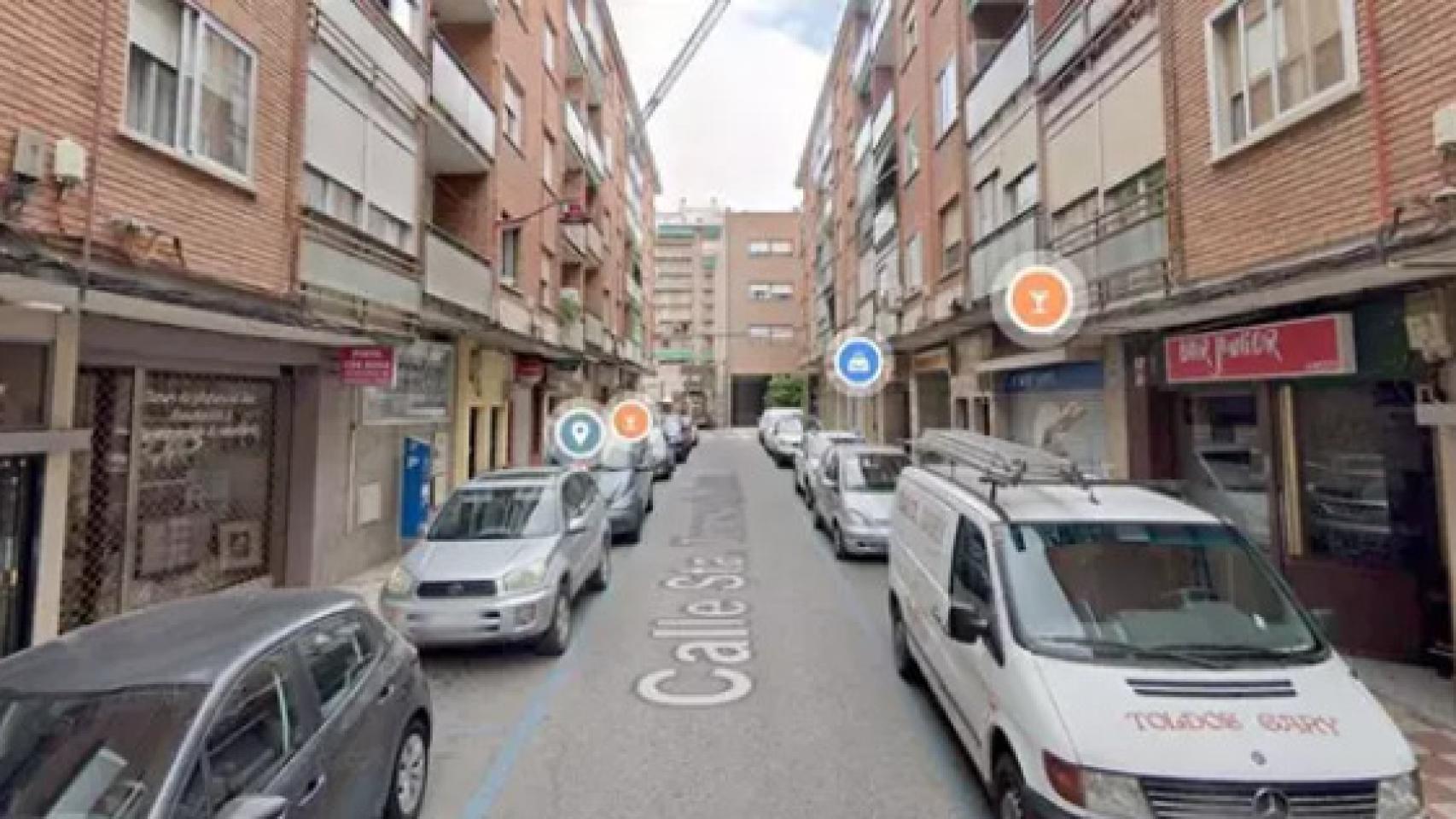 Calle Santa Teresa de Jesús de Guadalajara.