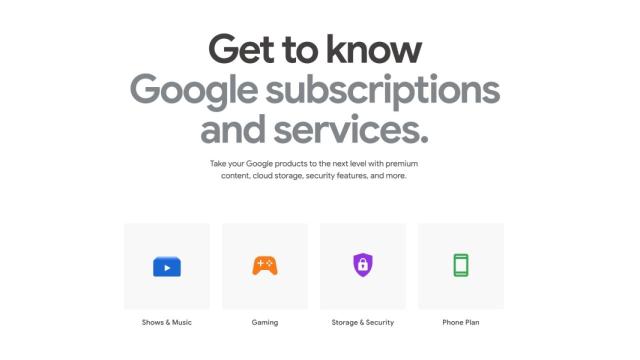 La tienda de Google estrena una sección de suscripciones